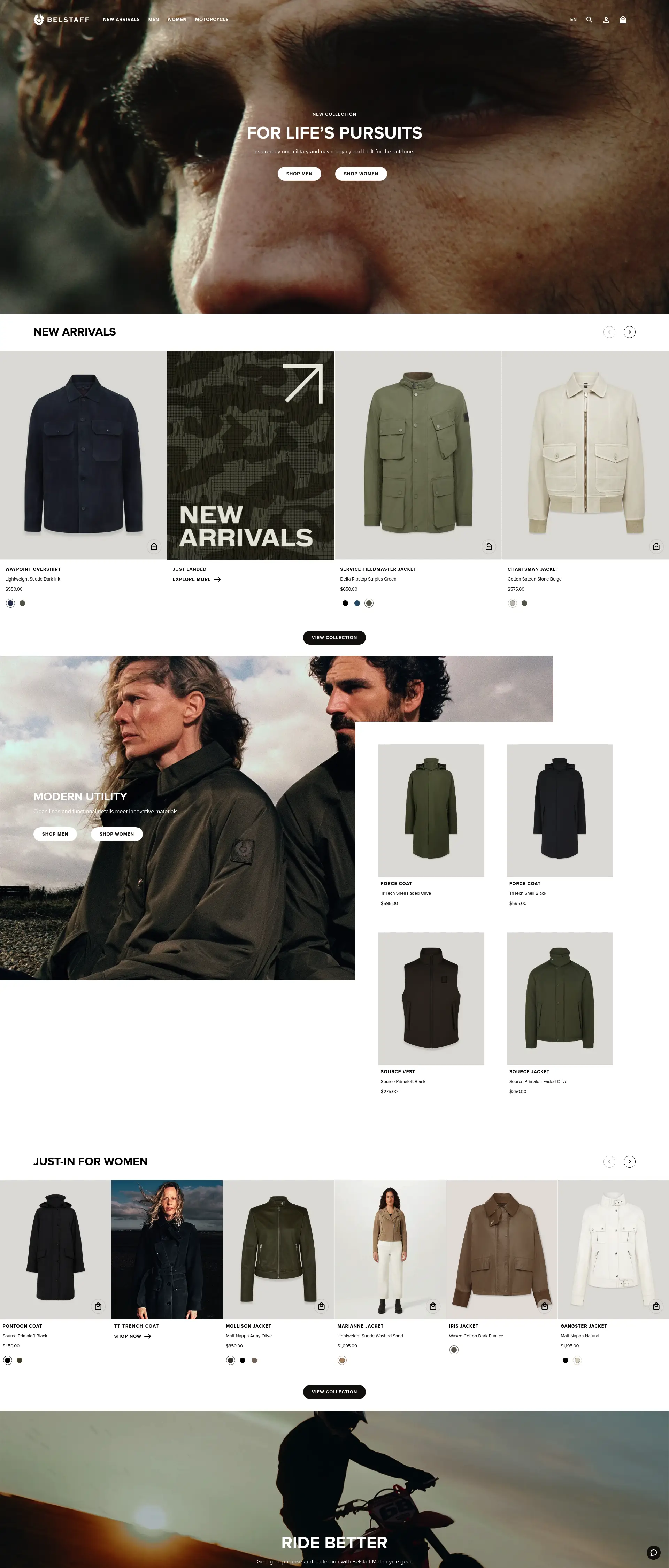 Belstaff | Outerwear, Accessories & Moto Clothing