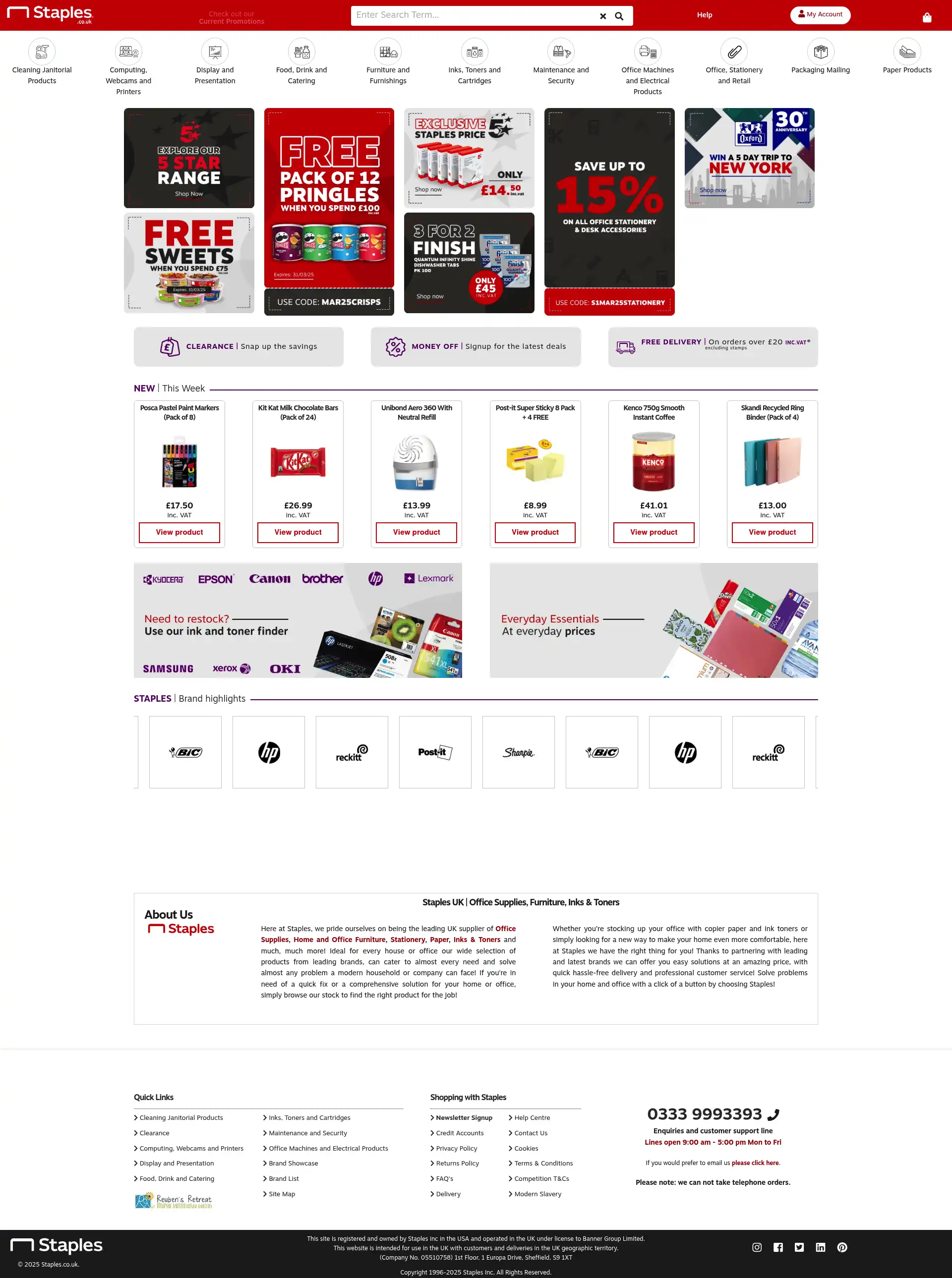 Staples UK | Office Supplies, Furniture, Ink & Toner