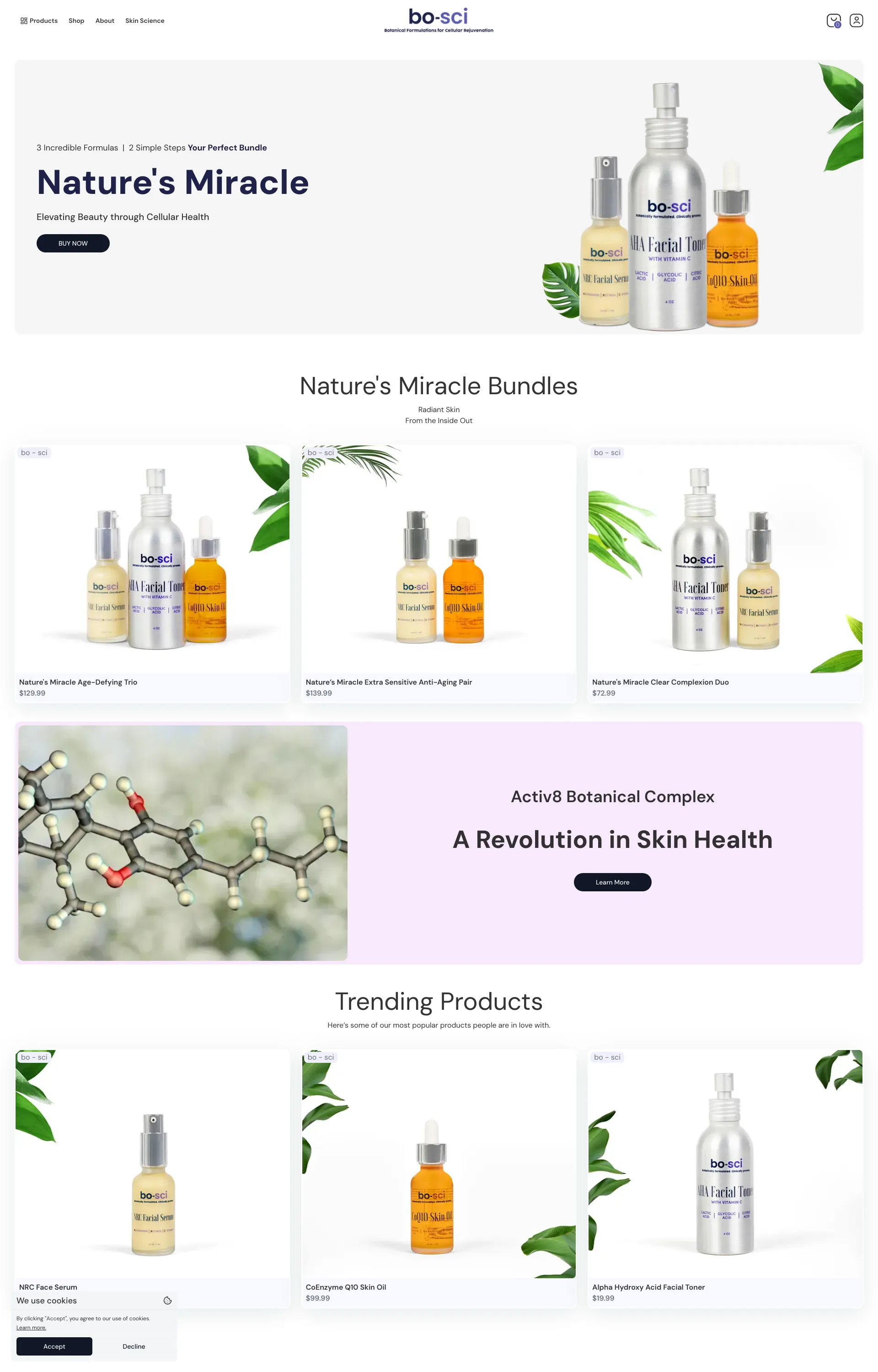 Botanical Skin Science